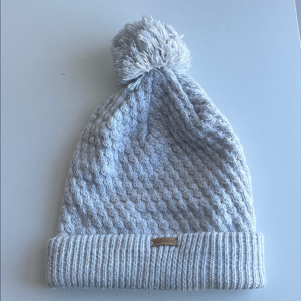 Adidas Light Gray Knit Beanie